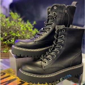 Black Combat Boots